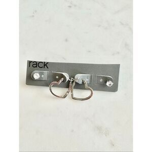 Nordstrom‘s heart hoop and stud earrings set of two